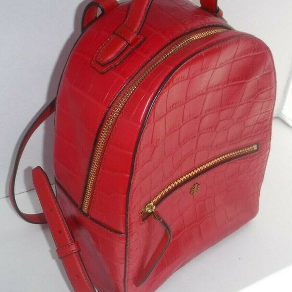 Tory Burch Croc Embossed Mini Backpack main image 4